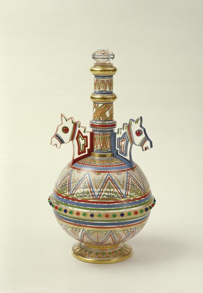 Decanter from the Imperial Glass Manufactory, c.1870-73 by Viktor Aleksandrovich Gartman